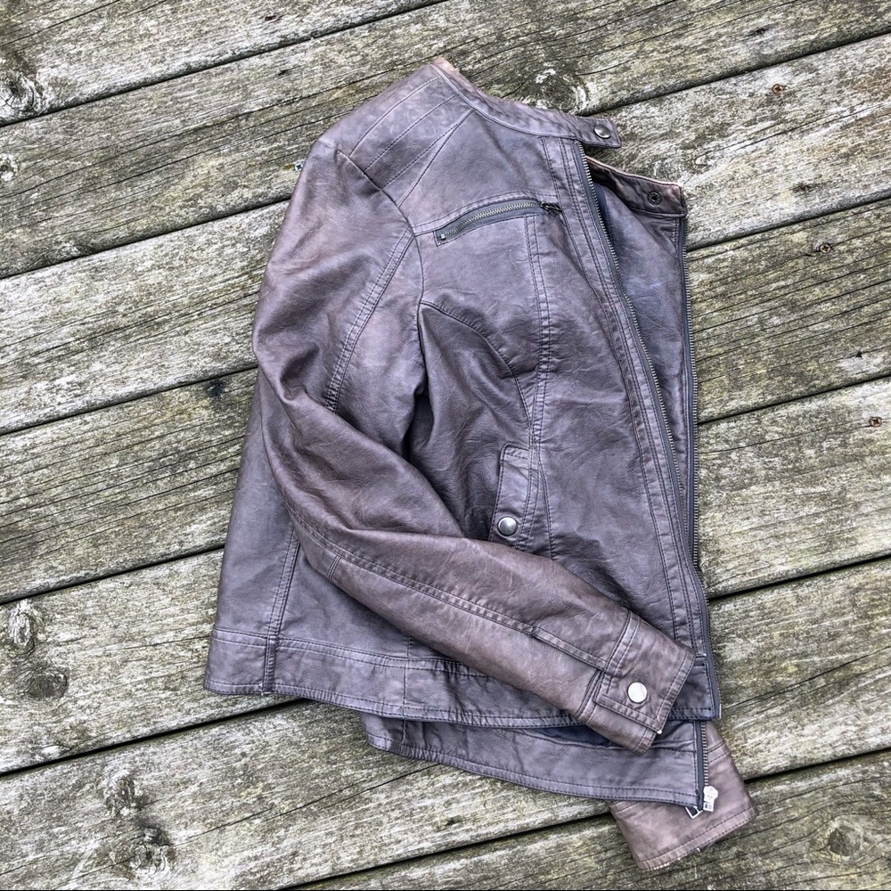 Maurices Faux leather moto jacket